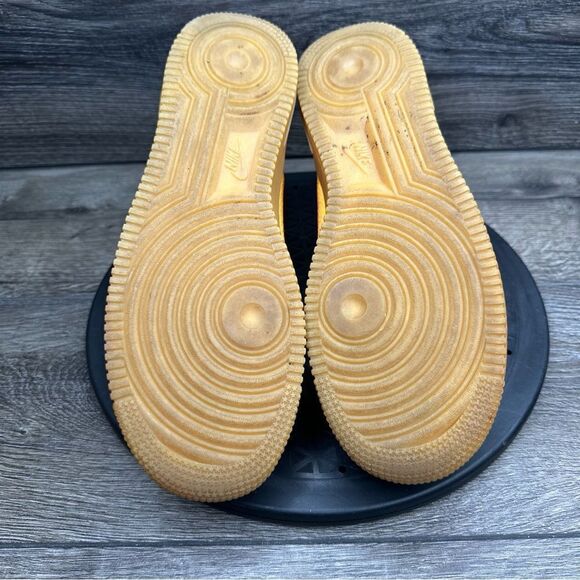 Nike SF AF1 Special Air Force Mid OBJ AJ0424-800 Size 7Y Yellow Women's Sz 9.5 - Picture 6 of 9
